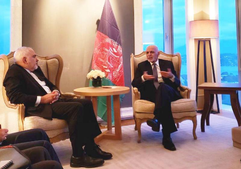 رئیس جمهور غنی و ظریف وزیر امور خارجه ایران در جینوا دیدار کردند - خبرگزاری افغان ایرکا