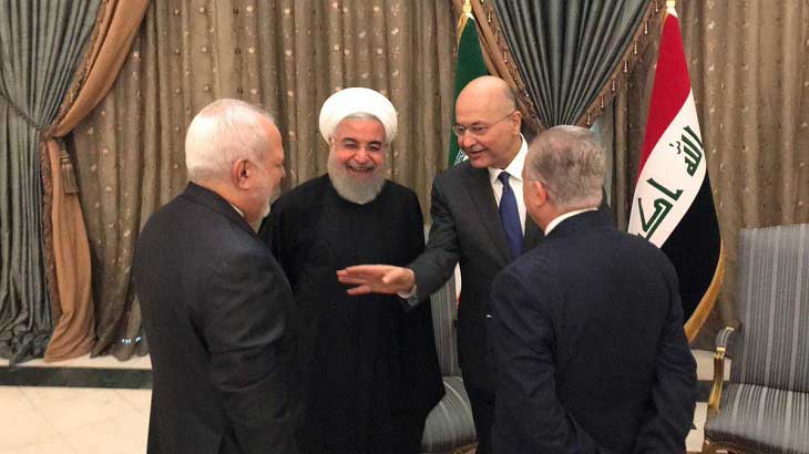 واکنش خشم آلود آمریکا به سفر روحانی به بغداد: ایران می خواهد عراق را به ولایت خود بدل کند - خبرگزاری افغان ایرکا