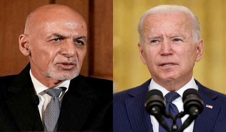 بایدن و غنی در آخرین تماس تلفنی خود چه گفتند - خبرگزاری افغان ایرکا