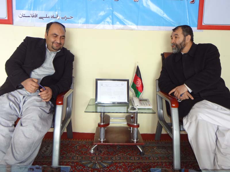 رئیس حزب عدالت و توسعه افغانستان با دبیرکل حزب رفاه ملی افغانستان دیدار نمود - تصویر دوم خبر