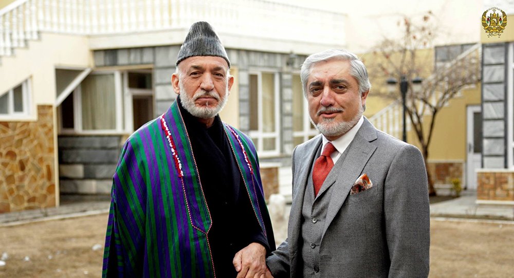 دیدار حامد کرزی رییس جمهور پیشین کشور با عبدالله عبدالله  - خبرگزاری افغان ایرکا