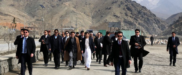 رئیس جمهور غنی از دروازۀ شرقی کابل دیدن کرد - خبرگزاری افغان ایرکا
