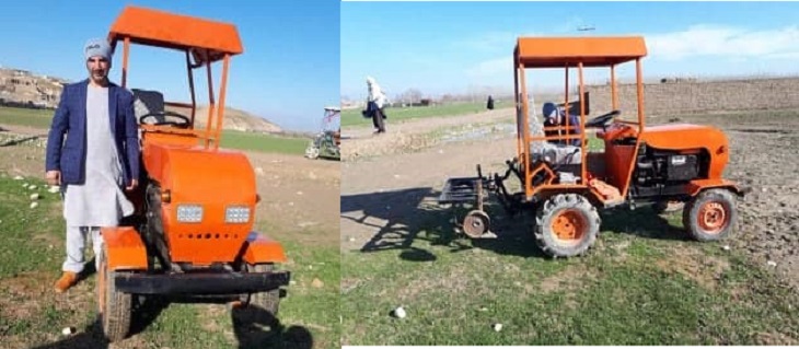 ساخت یک تراکتور توسط باشنده سرپل - خبرگزاری افغان ایرکا