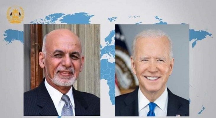 غنی و بایدن تلفنی گفت وگو کردند - خبرگزاری افغان ایرکا
