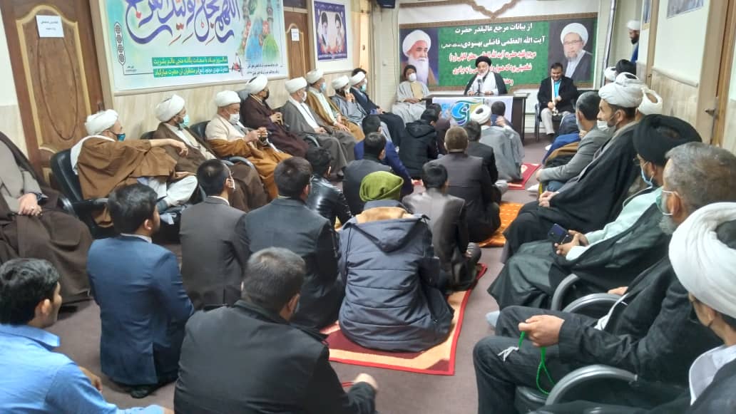 جشن نیمه شعبان در دفتر آیت الله محقق کابلی تحت اشراف آیت الله فاضلی بهسودی در تهران برگزار شد  - خبرگزاری افغان ایرکا