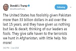 ترامپ: پاکستان ما را احمق فرض کرده است - خبرگزاری افغان ایرکا