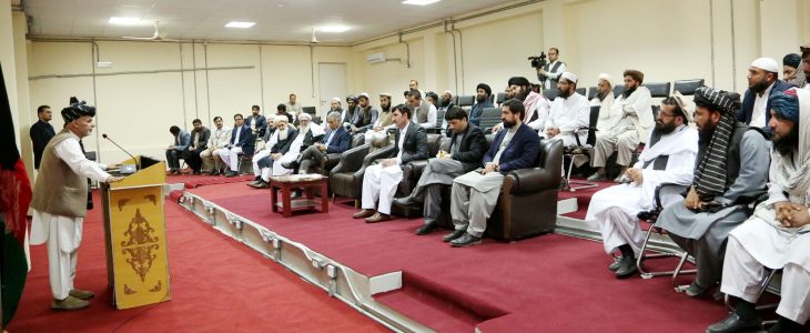 رئیس جمهور غنی در دیدار با علمای پکتیا: صدای شما در خصوص برقراری صلح، ارزشمند است - خبرگزاری افغان ایرکا