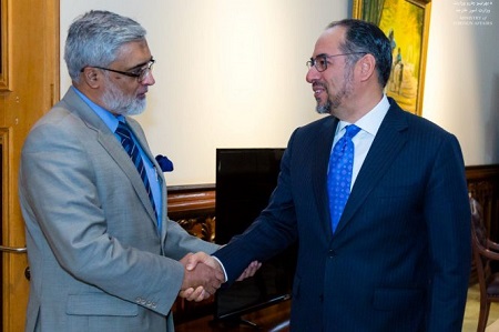 دیدار سفیر پاکستان با ربانی پس از بسته شدن قونسلگری شان در جلال آباد - خبرگزاری افغان ایرکا