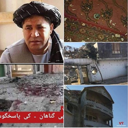 برای تلفات سنگینی ناشی از حمله سنگین هوایی و زمینی بالای خانه مسکونی نظام الدین قیصاری چه کسی مسوولیت دارد؟ - خبرگزاری افغان ایرکا