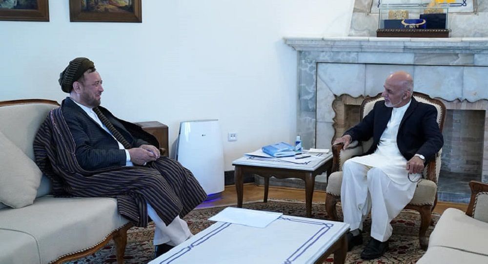 گفتگوی  غنی با محقق در مورد روند صلح - خبرگزاری افغان ایرکا