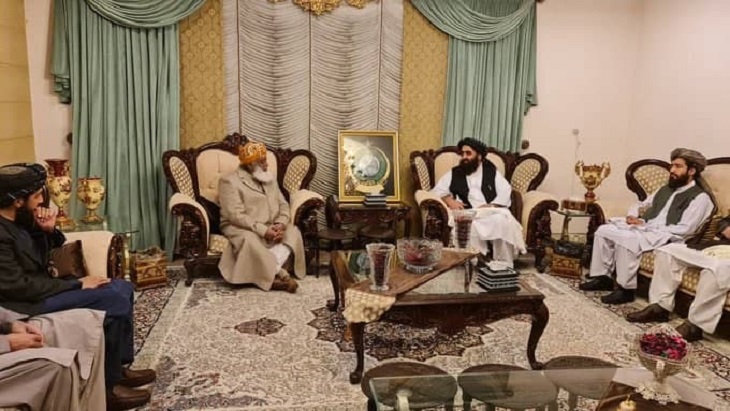 دیدار متقی با مولانا فضل الرحمن  - خبرگزاری افغان ایرکا