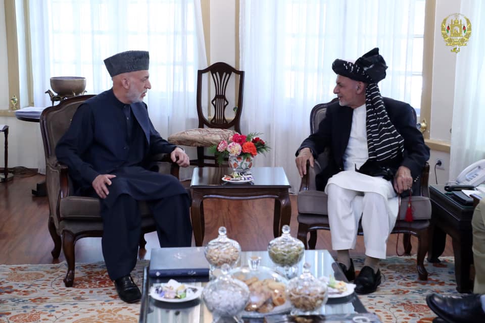 رئیس جمهور غنی و حامد کرزی عید مبارکی کردند - خبرگزاری افغان ایرکا