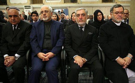 داکتر عبدالله و هیات همراهش در مراسم ترحیم آیت الله هاشمی شرکت کرد - خبرگزاری افغان ایرکا