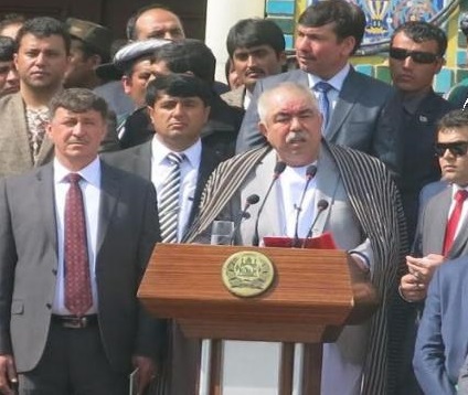دوستم محاصرۀ خود را رد کرد و طرفداران و محافظانش را به آرامش دعوت نمود - خبرگزاری افغان ایرکا