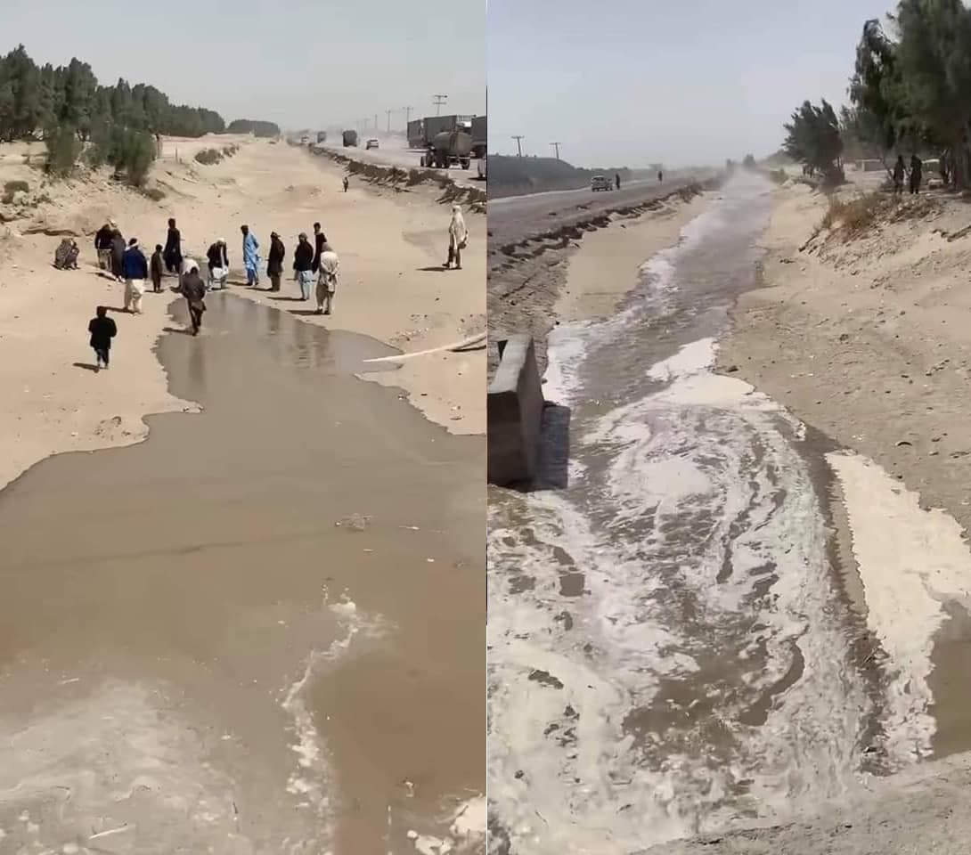 آب بند کمال خان به شهر زرنج رسید - خبرگزاری افغان ایرکا