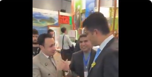  حضور نماینده رژیم صهیونیستی در غرفه پاکستان!