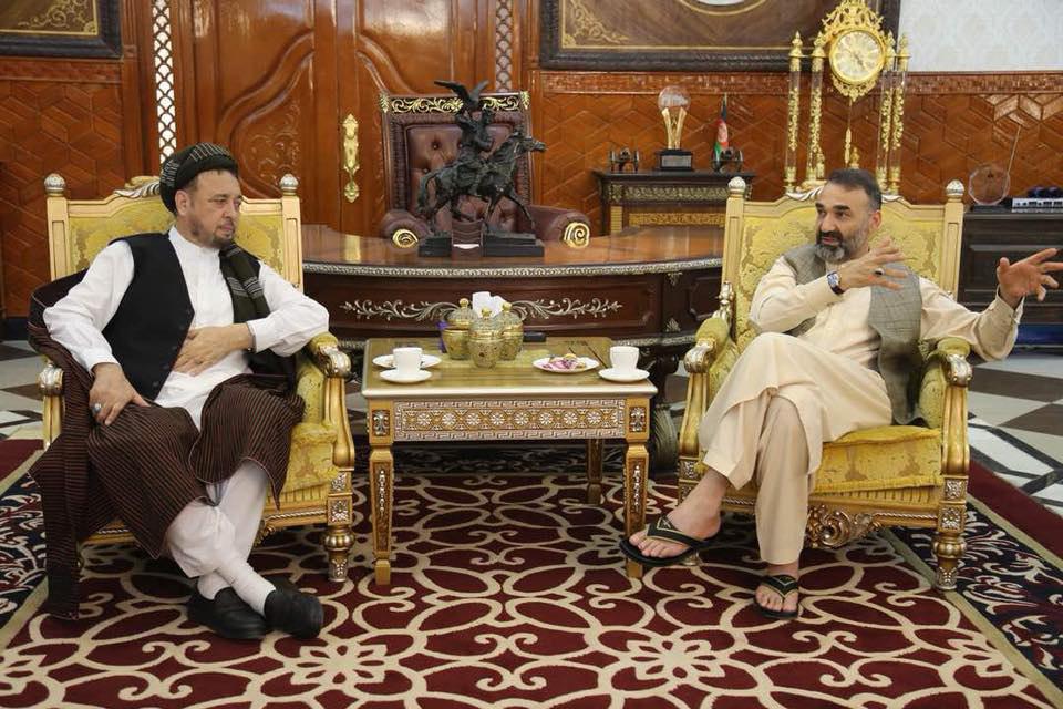 دیدار محمد محقق معاون ریاست اجرایی دولت با عطا محمد پیرامون اوضاع جاری کشور - خبرگزاری افغان ایرکا