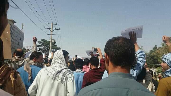 اعتراضات ضد پاکستانی در تخار؛ طالبان ده ها معترض را بازداشت کردند