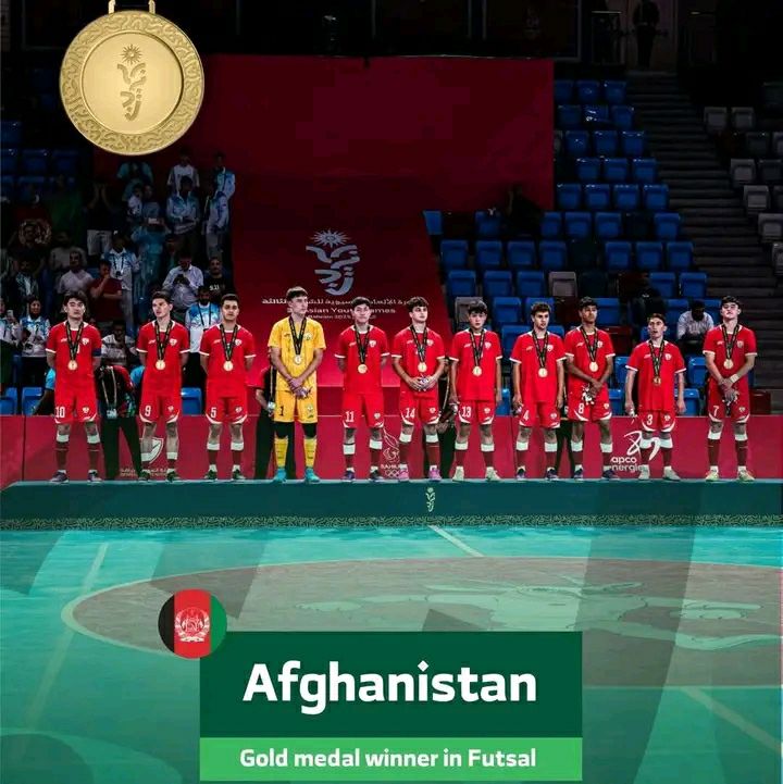 افغانستان تاریخ ساز شد: جهش به رتبه 24 آسیا با طلای فوتسال جوانان