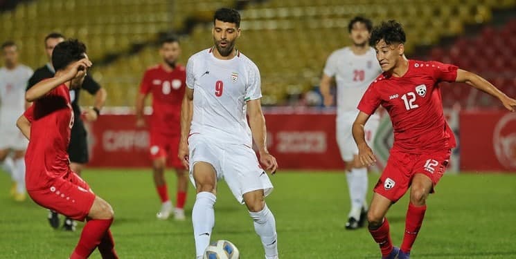 افغانستان با تک گل فرشاد نور، بازی را با نتیجه ی 6-1 به ایران واگذار کرد