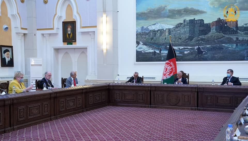 دومین دیدار غنی با خلیل زاد طی یک شبانه روز  - خبرگزاری افغان ایرکا