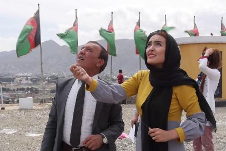 برگزاری جشنوارۀ کاغذپرانی در روز سوم سال نو در کابل  - خبرگزاری افغان ایرکا