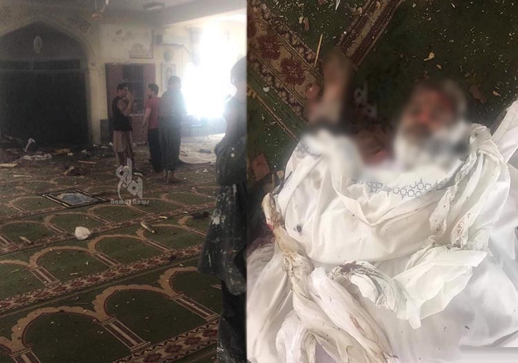 انفجار در مسجد شیرشاه سوری؛ چهار نفر به شمول ملا امام کشته و هشت نفر دیگر زخمی شدند
