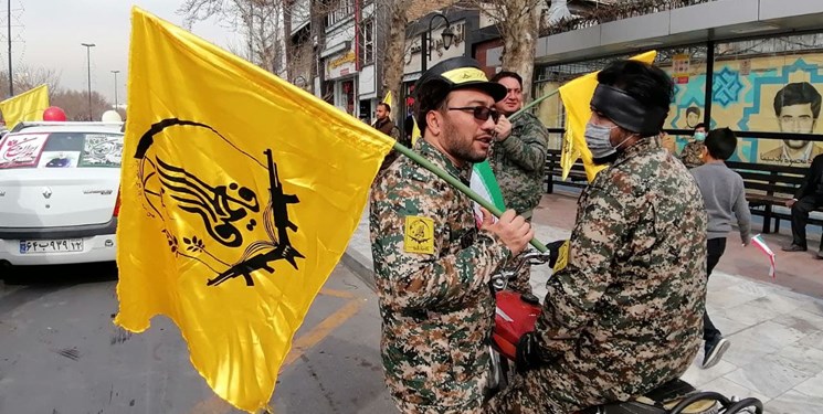  حضور لشکر فاطمیون در راهپیمایی جشن انقلاب اسلامی ایران - خبرگزاری افغان ایرکا