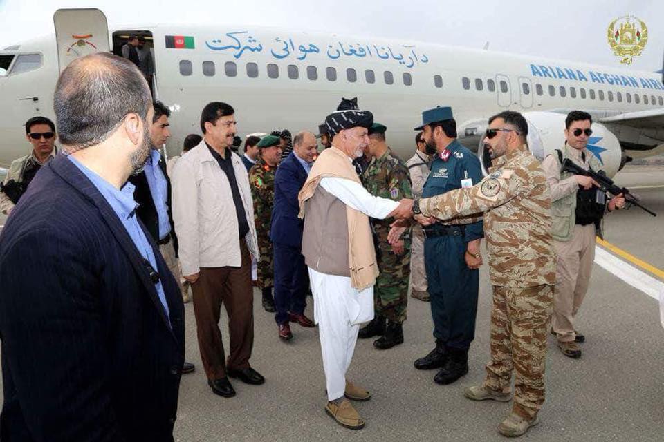 محمداشرف غنی وارد خوست شد - خبرگزاری افغان ایرکا