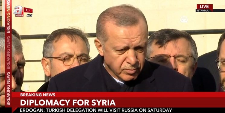 اردوغان: اگر تروریست ها از شمال سوریه بروند، دیگر کاری در آنجا نداریم - خبرگزاری افغان ایرکا