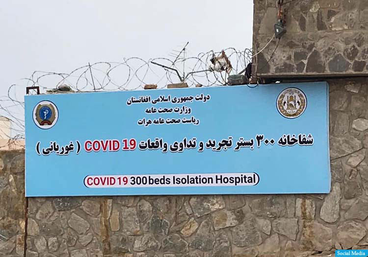  شفاخانه ی 300 بستر کوید 19 در ولایت هرات افتتاح شد  - خبرگزاری افغان ایرکا