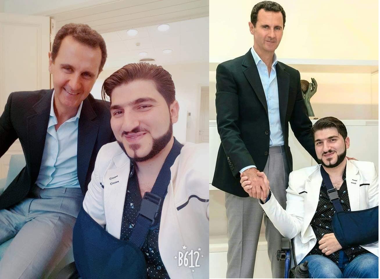 جدیدترین تصاویرمنتشر شده از اسما اسد پس از ابتلا به سرطان/سلفی بشار اسد با مجروح جنگی سوری  - تصویر سوم خبر