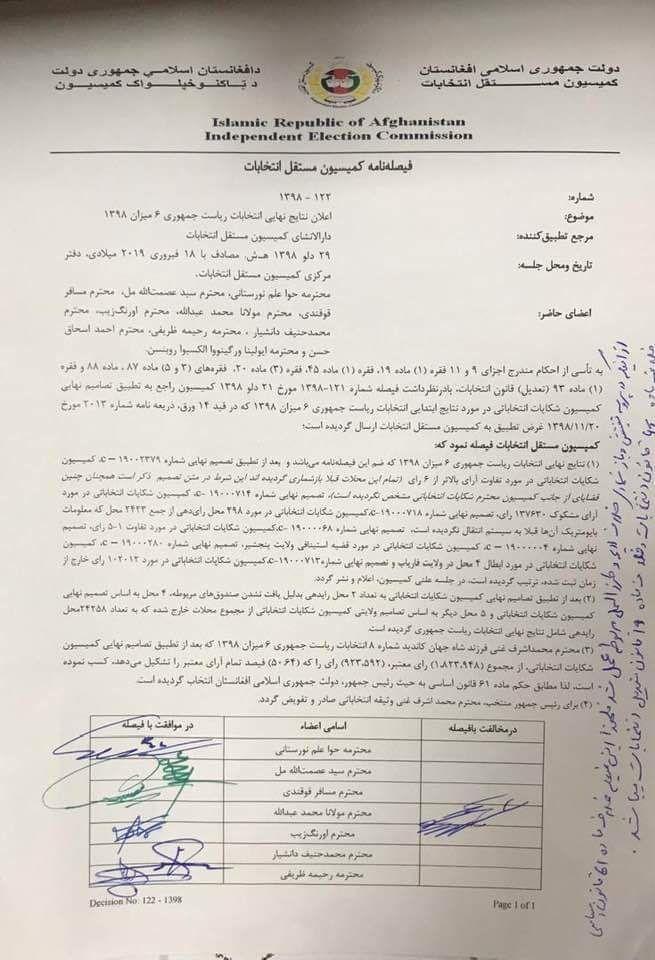 مولانا عبدالله عضو کمیسیون مستقل انتخابات فیصله این کمیسیون درباره نتیجه نهایی انتخابات را غیرقانونی خواند - تصویر دوم خبر