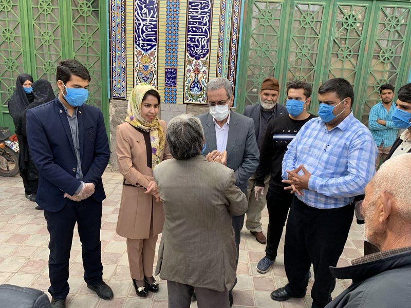 بازدید مدیر کل امور اتباع و مهاجرین خارجی استانداری کرمان از روند توزیع بسته های بهداشتی، به خانوار های آسیب پذیر افغانستانی - خبرگزاری افغان ایرکا