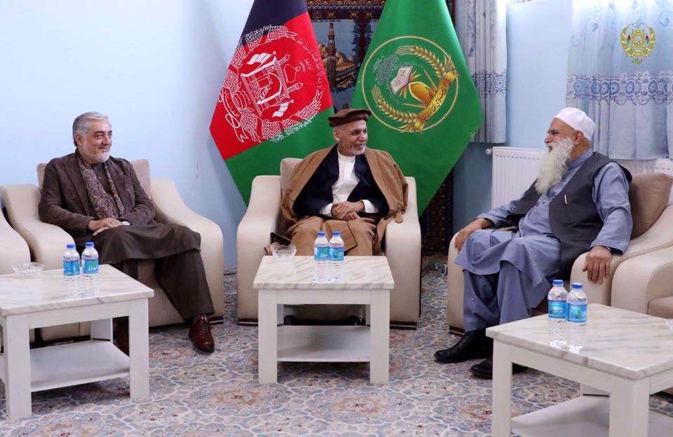 سران حکومت وحدت ملی با عبدالرب سیاف در پغمان دیدار کردند - خبرگزاری افغان ایرکا