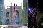 بخاطر نگرانی از کرونا جهندۀ روضه مزارشریف، شبانه به شکل مخفی افراشته شد - خبرگزاری افغان ایرکا