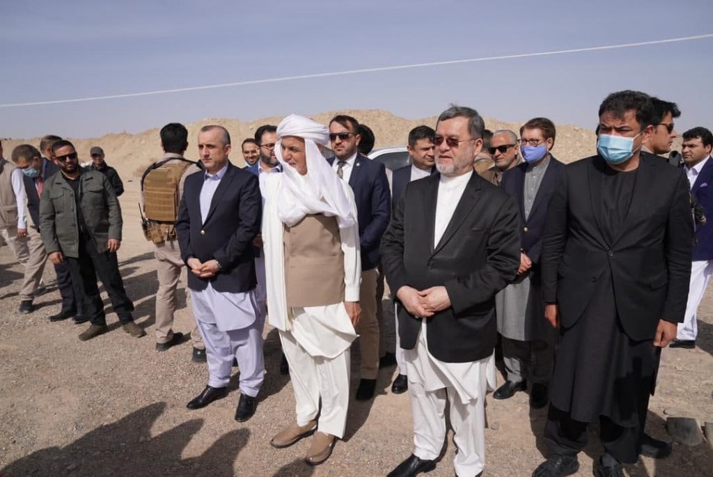 افتتاح بند آب کمال خان با حضور مقامات دولتی در نیمروز - خبرگزاری افغان ایرکا