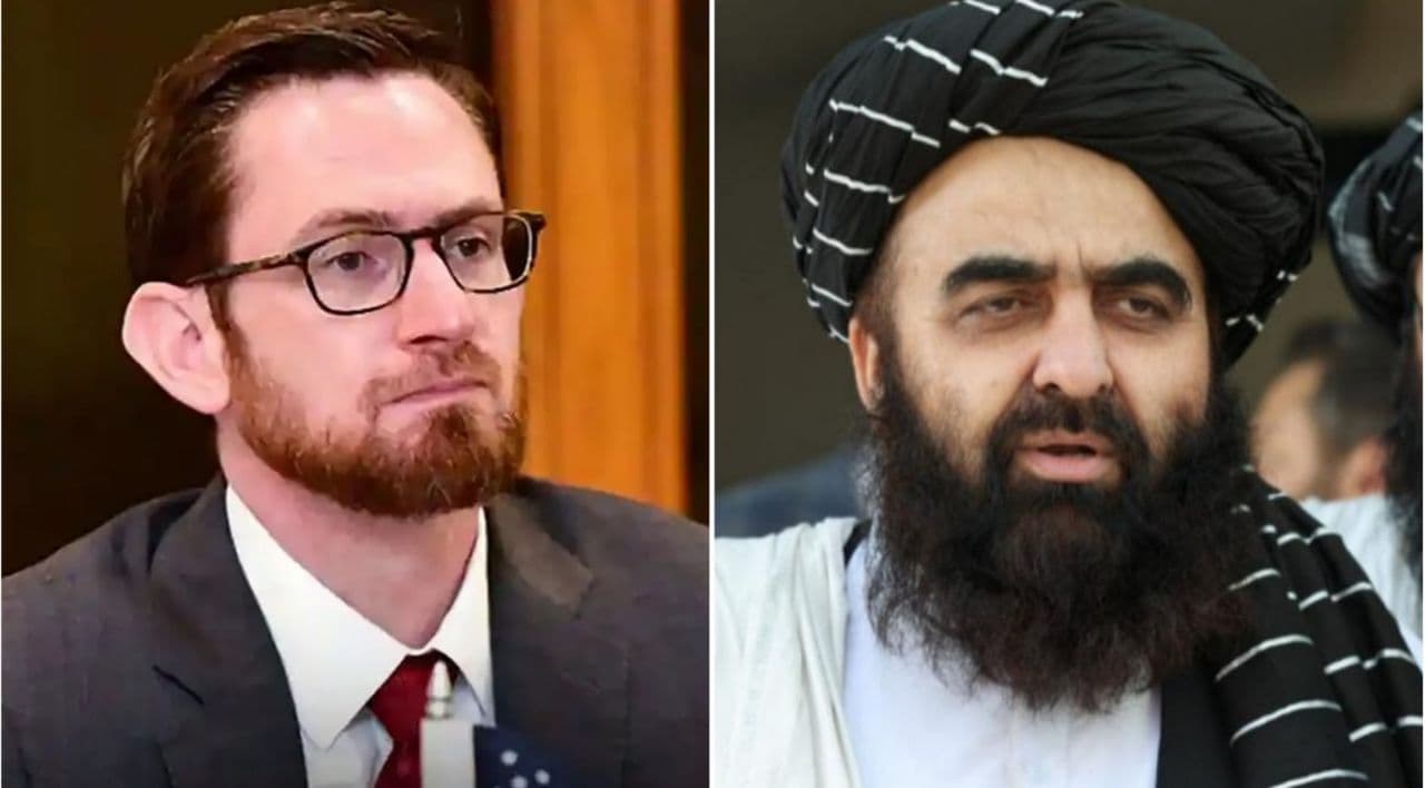 دیدار سرپرست وزیر امور خارجه طالبان با نماینده ویژه امریکا برای افغانستان - خبرگزاری افغان ایرکا