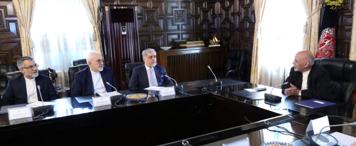 دیدار وزیر خارجه ایران با رئیس جمهور غنی در کابل - خبرگزاری افغان ایرکا
