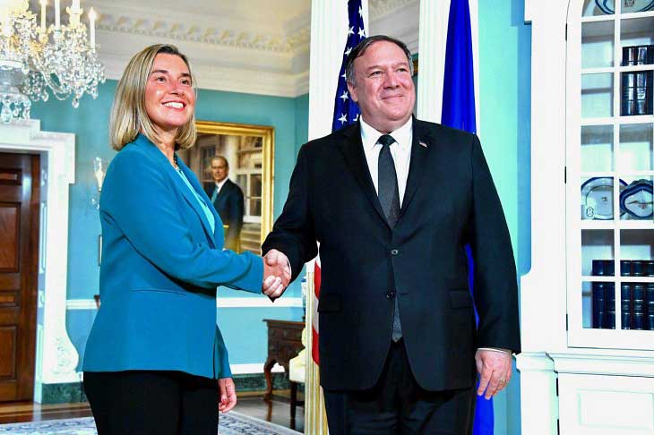 پامپئو با موگرینی درباره ایران گفت وگو کرد - خبرگزاری افغان ایرکا