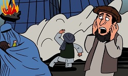 کاریکاتور؛ دزدی به سبک امریکا - خبرگزاری افغان ایرکا