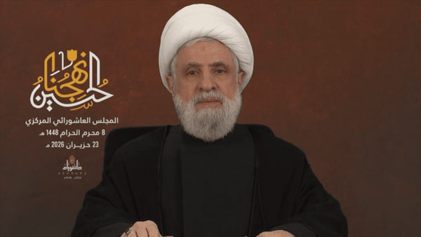 شیخ نعیم قاسم: اسرائیل تحت هیچ عنوانی نباید در خاک لبنان بماند
