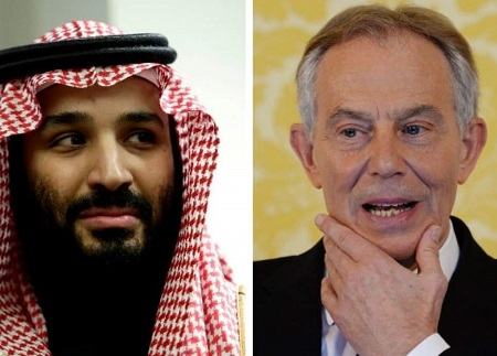 12 میلیون دلار در ماه؛ حق مشاوره ی تونی بلر برای محمد بن سلمان - خبرگزاری افغان ایرکا