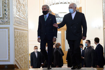 گزارش تصویری | دیدار«عبدالله عبدالله» با ظریف وزیر امور خارجه ایران - خبرگزاری افغان ایرکا