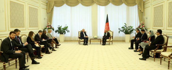رئیس جمهور غنی با معاون وزارت خارجۀ امریکا دیدار کرد - خبرگزاری افغان ایرکا
