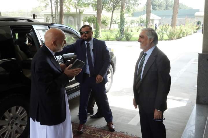 دیدار حامد کرزی با داکتر عبدالله عبدالله رئیس شورای عالی مصالحه ملی کشور - خبرگزاری افغان ایرکا