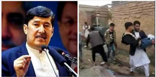 پیام تسلیت و همدردی اسدالله سعادتی معاون سیاسی شورای عالی مصالحه ملی در پیوند به حمله انتحاری بر مرکز آموزشی کوثر دانش، در پل خشک دشت برچی - خبرگزاری افغان ایرکا