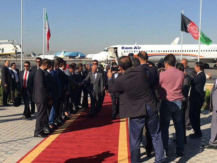 رئیس جمهور اشرف غنی وارد تهران شد - خبرگزاری افغان ایرکا