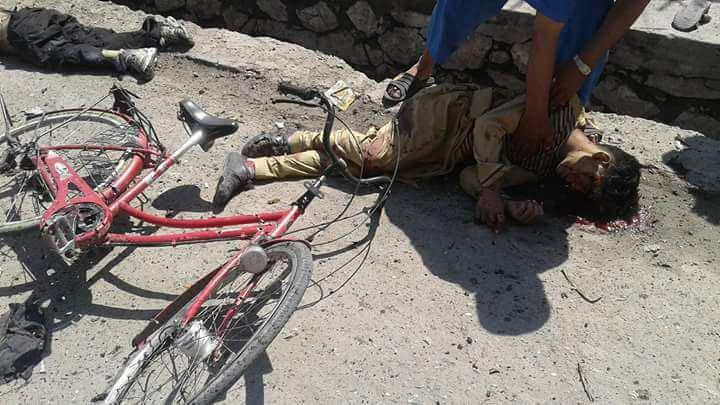 در حملۀ انتحاری در نزدیک دانشگاه کابل 26تن به شهادت رسید - تصویر دوم خبر