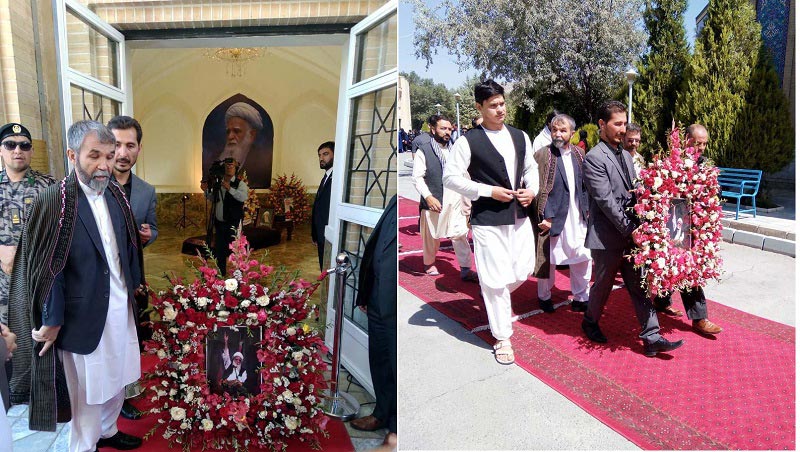 دبیرکل حزب رفاه ملی افغانستان با گذاشتن اکلیل گل بر مزار آیت الله محسنی یاد آن فقید سعید را گرامی داشت - خبرگزاری افغان ایرکا